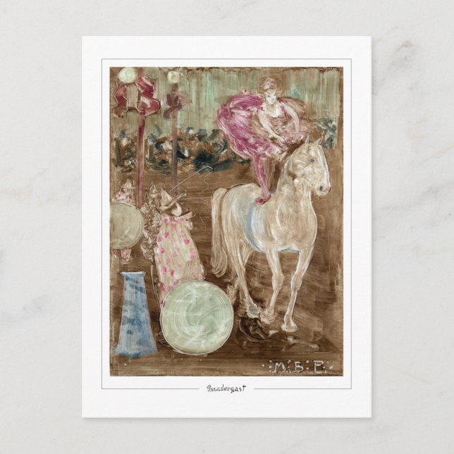 Maurice Prendergast #612 - Fine Art Postcard Vykort (Framsida)