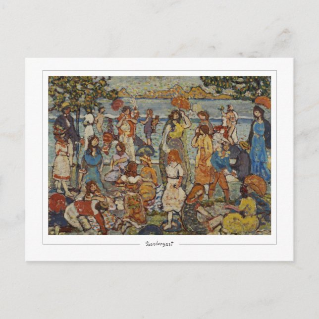 Maurice Prendergast #631 - Finkonst Postkort Vykort (Framsida)