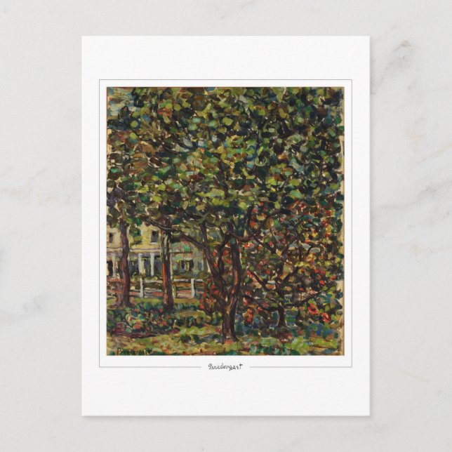 Maurice Prendergast #639 - Fine Art Postcard Vykort (Framsida)