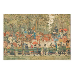 Maurice Prendergast - Central Park, 1901 Fototryck