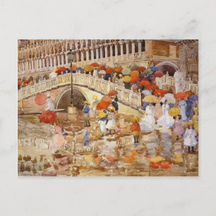 Maurice Prendergast- Umbrellas in Rain Vykort