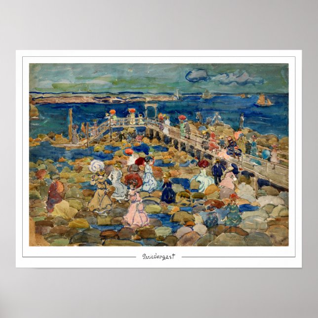 Maurice Prendergast Zedign Art Poster #159 (Framsidan)