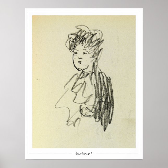 Maurice Prendergast Zedign Art Poster #214 (Framsidan)