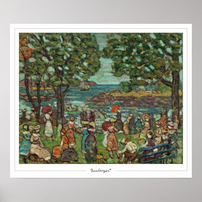 Maurice Prendergast Zedign Art Poster #24 (Framsidan)