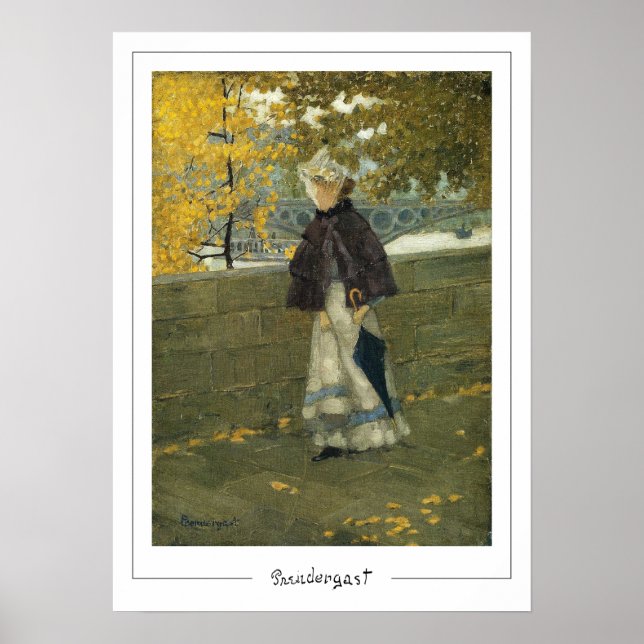 Maurice Prendergast Zedign Art Poster #253 (Framsidan)