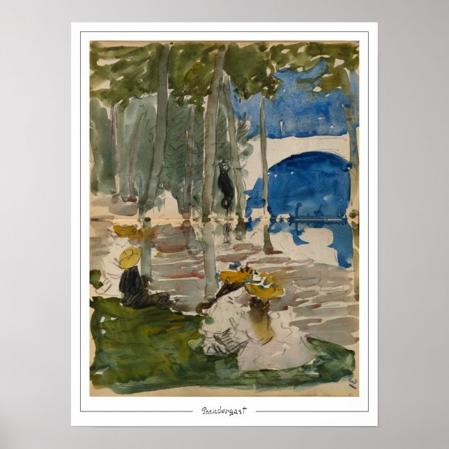 Maurice Prendergast Zedign Art Poster #291 (Framsidan)