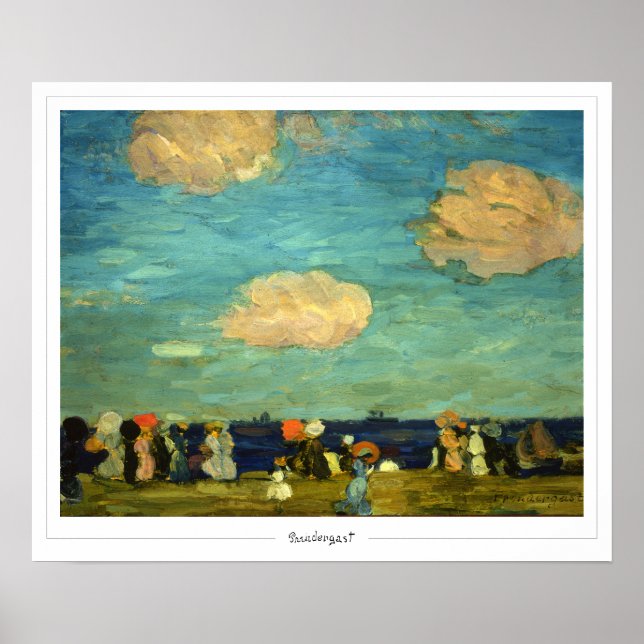 Maurice Prendergast Zedign Art Poster #312 (Framsidan)