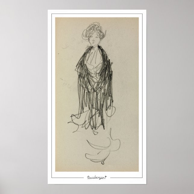 Maurice Prendergast Zedign Art Poster #376 (Framsidan)
