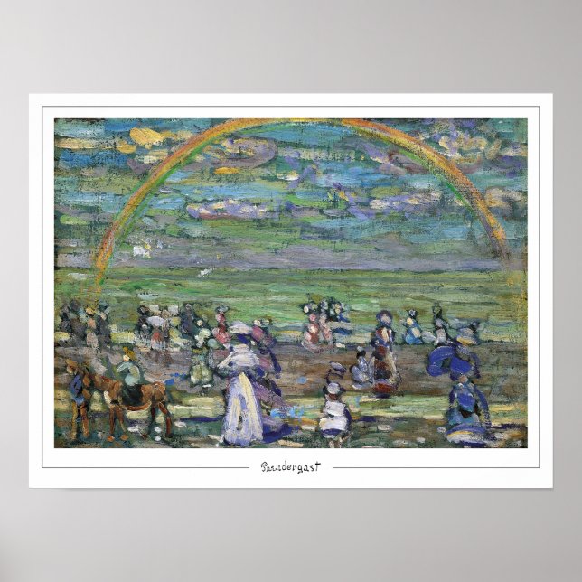 Maurice Prendergast Zedign Art Poster #382 (Framsidan)