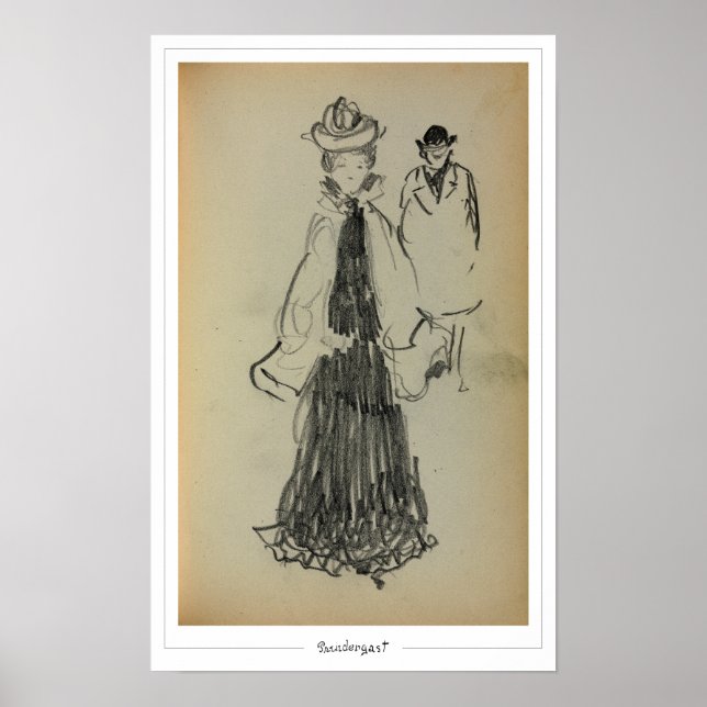 Maurice Prendergast Zedign Art Poster #444 (Framsidan)