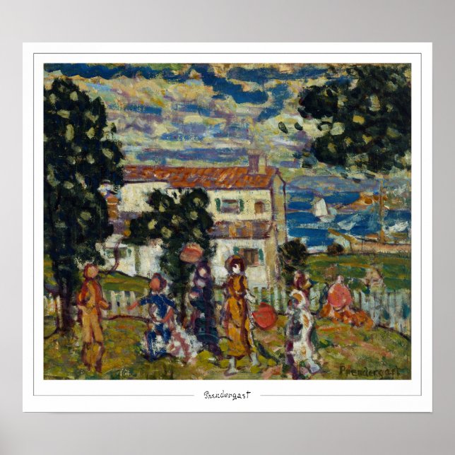Maurice Prendergast Zedign Art Poster #569 (Framsidan)