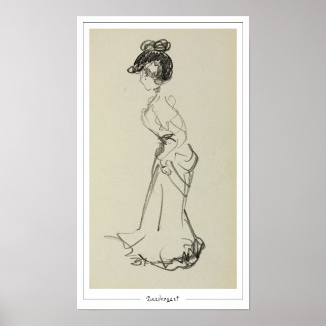 Maurice Prendergast Zedign Art Poster #571 (Framsidan)