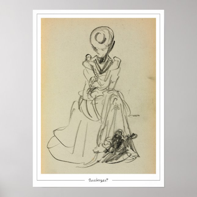 Maurice Prendergast Zedign Art Poster #579 (Framsidan)