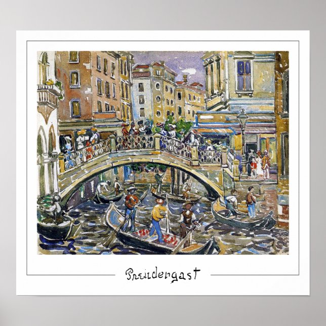 Maurice Prendergast Zedign Art Poster #57-2 (Framsidan)