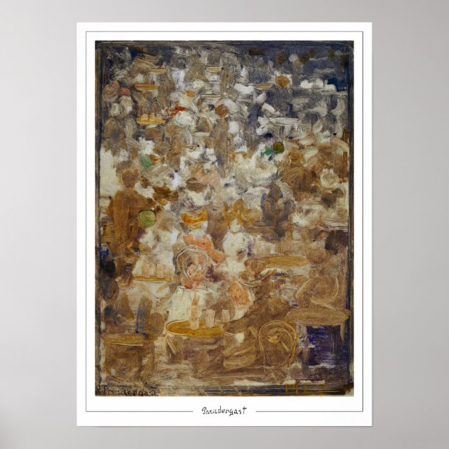 Maurice Prendergast Zedign Art Poster #592 (Framsidan)