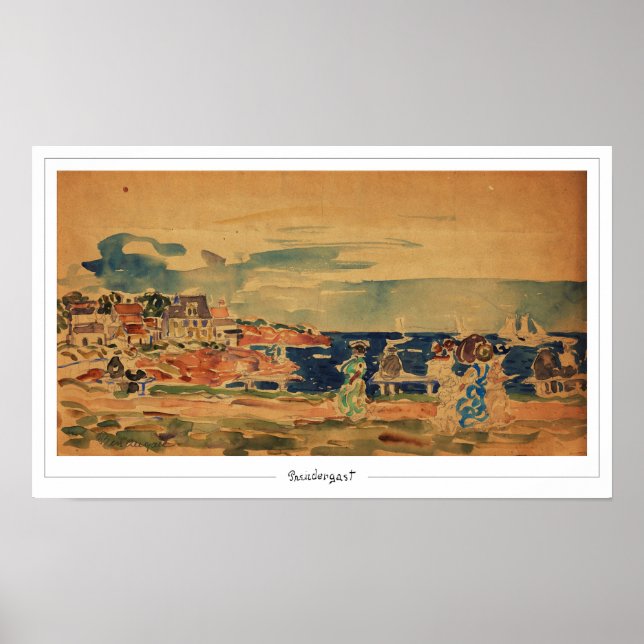 Maurice Prendergast Zedign Art Poster #596 (Framsidan)