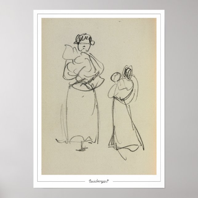 Maurice Prendergast Zedign Art Poster #598 (Framsidan)