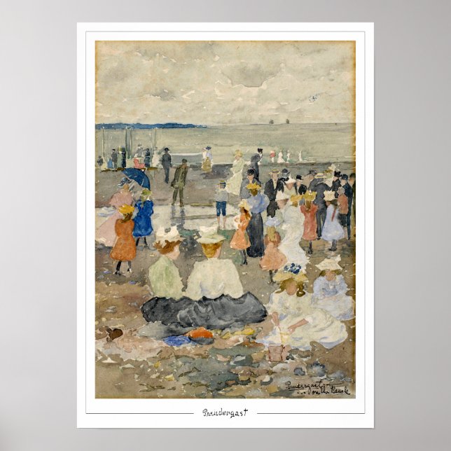 Maurice Prendergast Zedign Art Poster #627 (Framsidan)