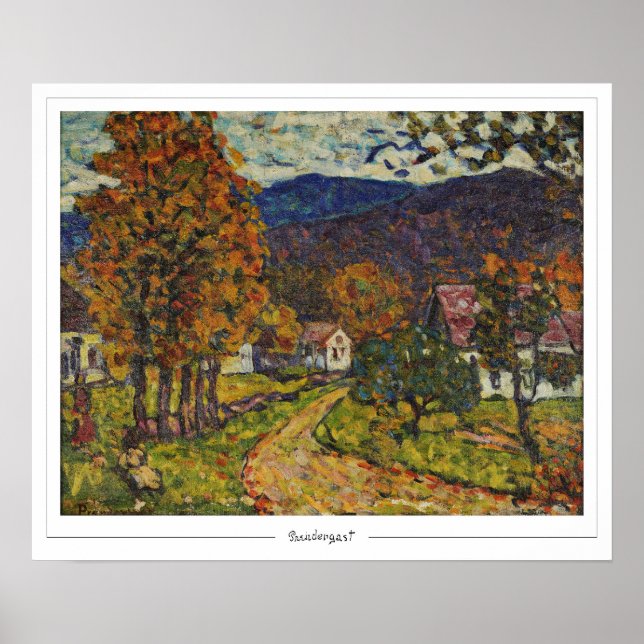 Maurice Prendergast Zedign Art Poster #638 (Framsidan)