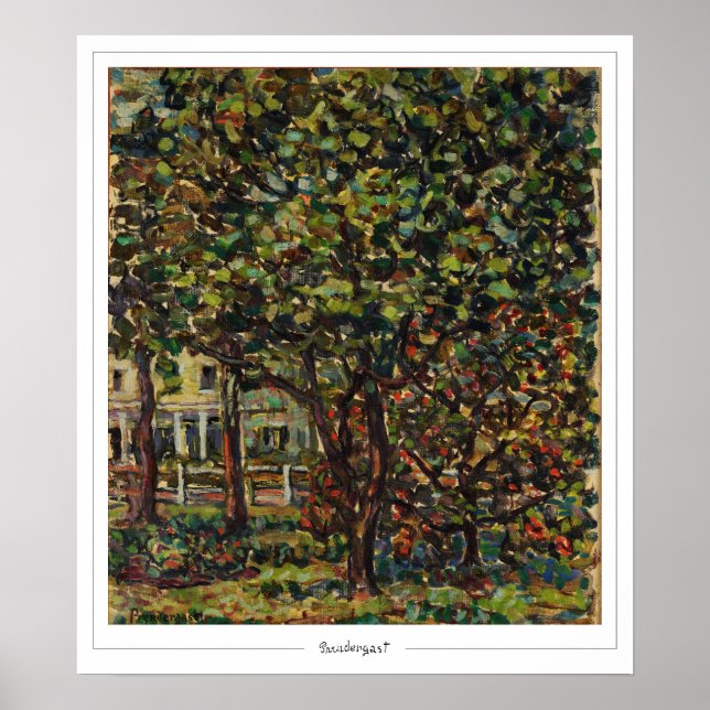 Maurice Prendergast Zedign Art Poster #639 (Framsidan)