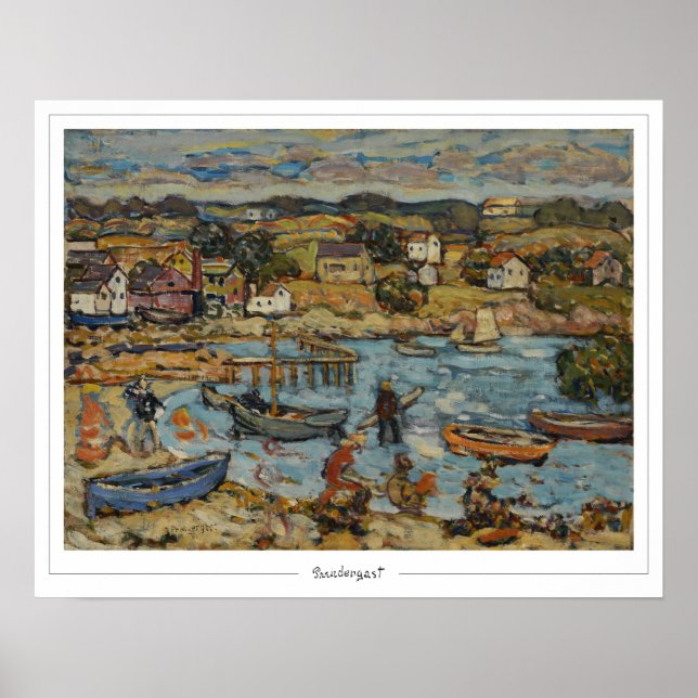 Maurice Prendergast Zedign Art Poster #646 (Framsidan)