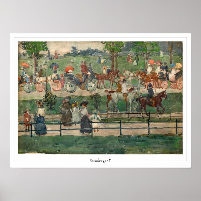 Maurice Prendergast Zedign Art Poster #7 (Framsidan)