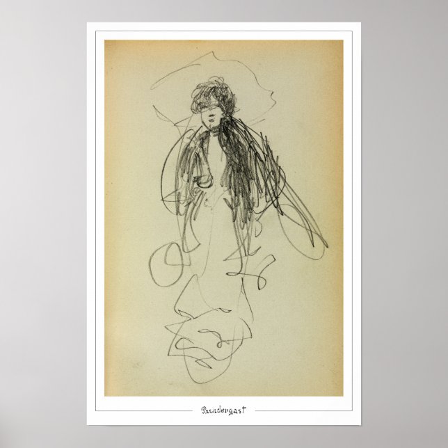 Maurice Prendergast Zedign Art Poster #79 (Framsidan)