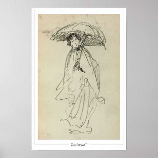 Maurice Prendergast Zedign konstaffisch #129 Poster (Framsidan)