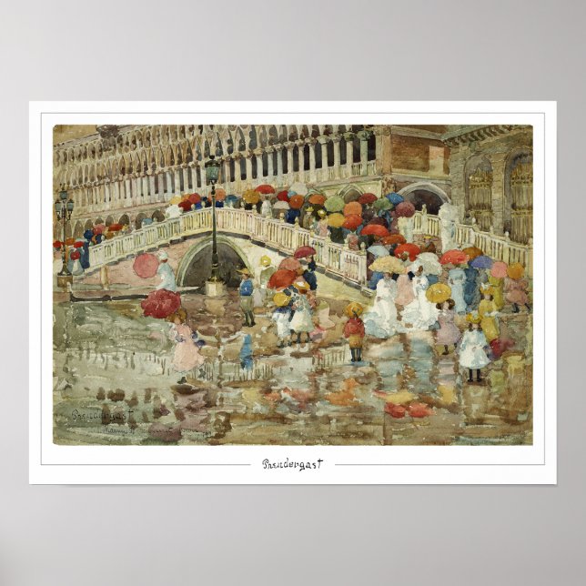 Maurice Prendergast Zedign konstaffisch #17 Poster (Framsidan)
