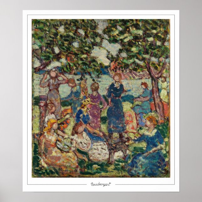 Maurice Prendergast Zedign konstaffisch #1 Poster (Framsidan)