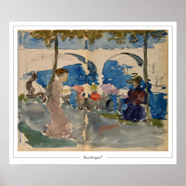 Maurice Prendergast Zedign konstaffisch #249 Poster (Framsidan)