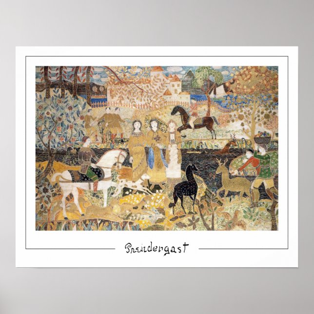 Maurice Prendergast Zedign konstaffisch #7-2 Poster (Framsidan)