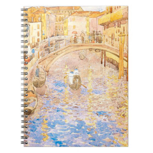 Maurice Prendergast's Venetian Canal Scene Anteckningsbok