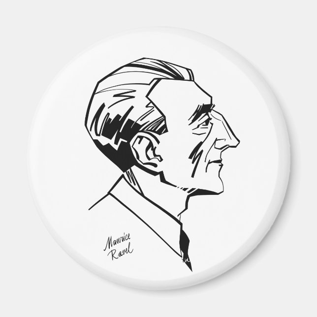 Maurice Ravel Magnet (Framsidan)