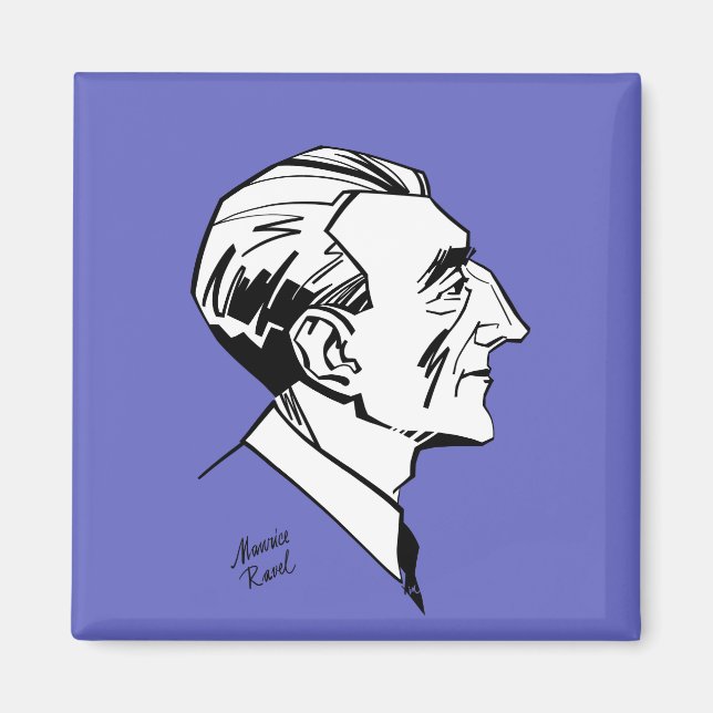 Maurice Ravel Magnet (Framsidan)