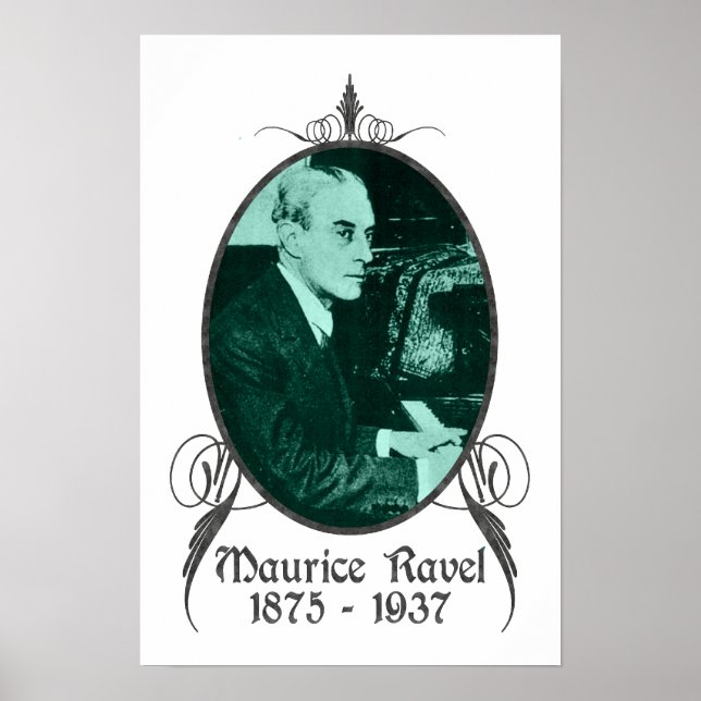 Maurice Ravel Poster (Framsidan)