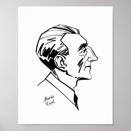 Maurice Ravel Poster
