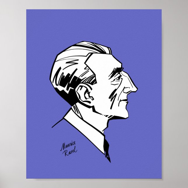 Maurice Ravel Poster (Framsidan)