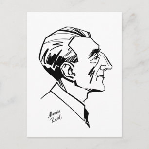 Maurice Ravel Vykort