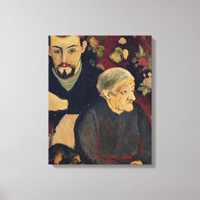 Maurice Utrillo, hans mormor och hans Hund Canvastryck (Framsida)