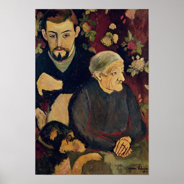 Maurice Utrillo, hans mormor och hans Hund Poster (Framsidan)
