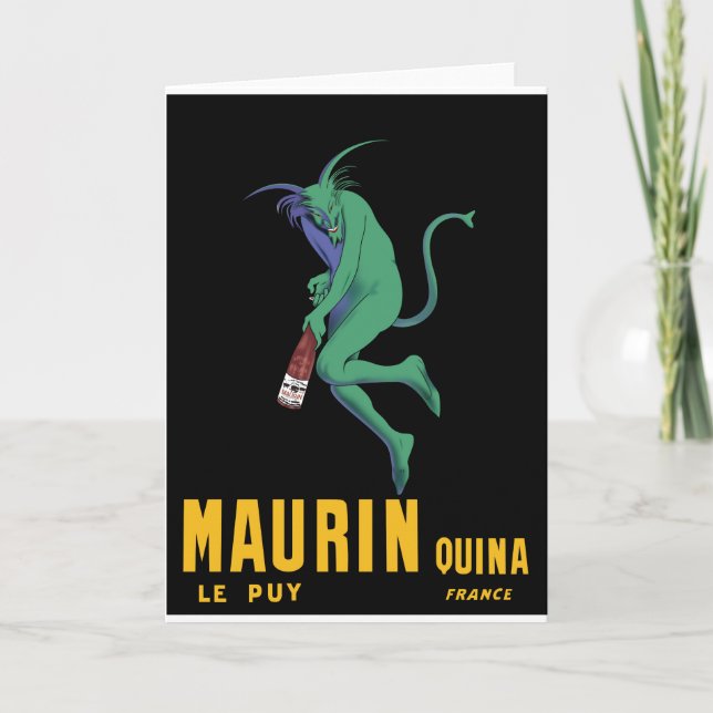 Maurin Quina - Cappiello 1906 - Absinthe Apertif Kort (Framsida)