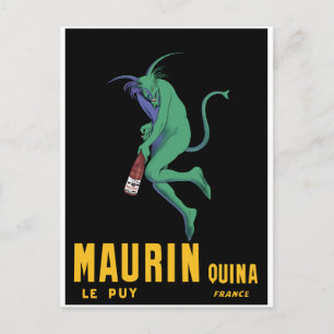 Maurin Quina - Cappiello 1906 - Absinthe Apertif Vykort