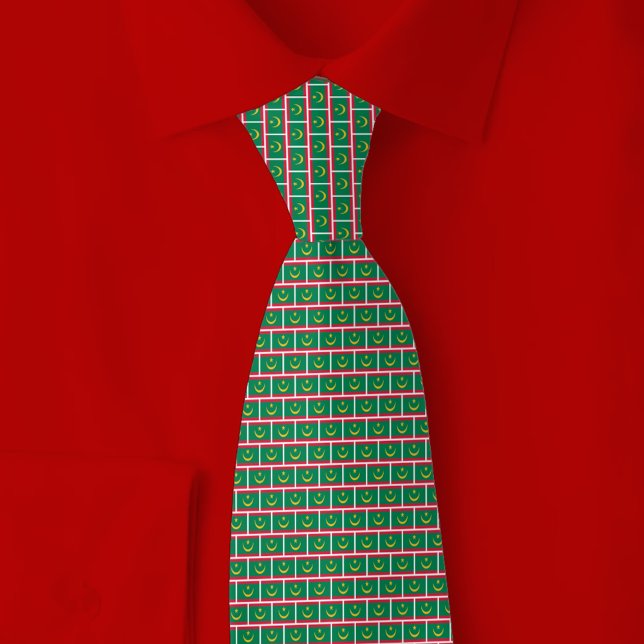 Mauritania Flag Brick Pattern Slips (Skapare uppladdad)