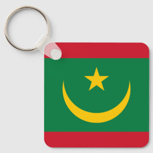 Mauritania Flagga Nyckelring