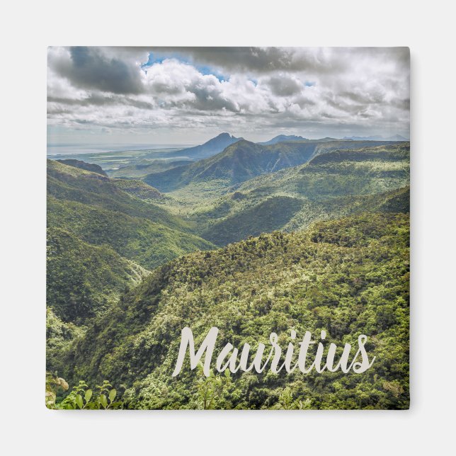 Mauritius Black River Gorges Viewpoint-gåva Magnet (Framsidan)