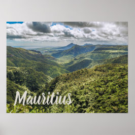 Mauritius Black River Gorges Viewpoint-gåva Poster