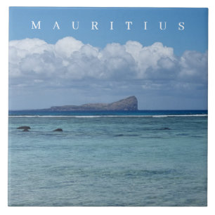 Mauritius Coin de Mire view keramiskt plattor Kakelplatta