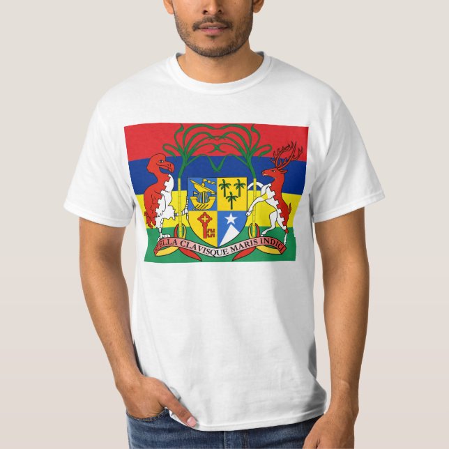 Mauritius. Couler nu leker T Shirt (Framsida)