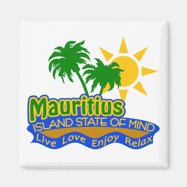 Mauritius delstaten Mind Magnet (Framsidan)